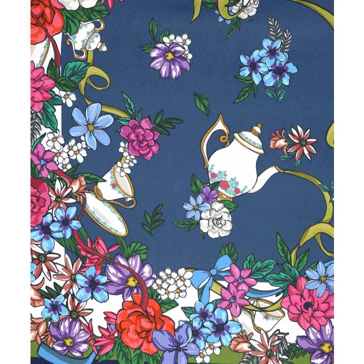 スカーフ柄巻きスカート付きパンツ | ScoLar | 詳細画像16 