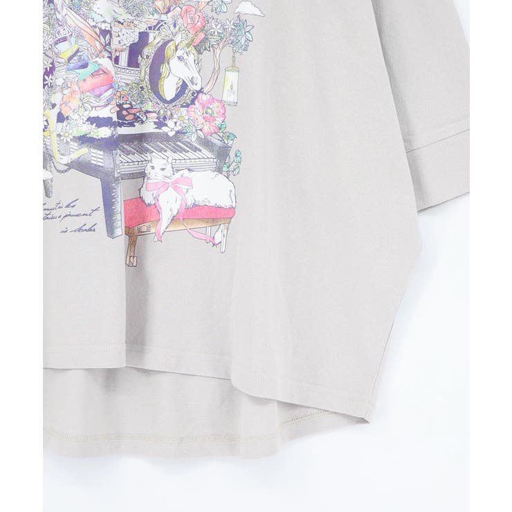 ツリーハウス柄麻タッチコットンプルオーバー | ScoLar | 詳細画像14 