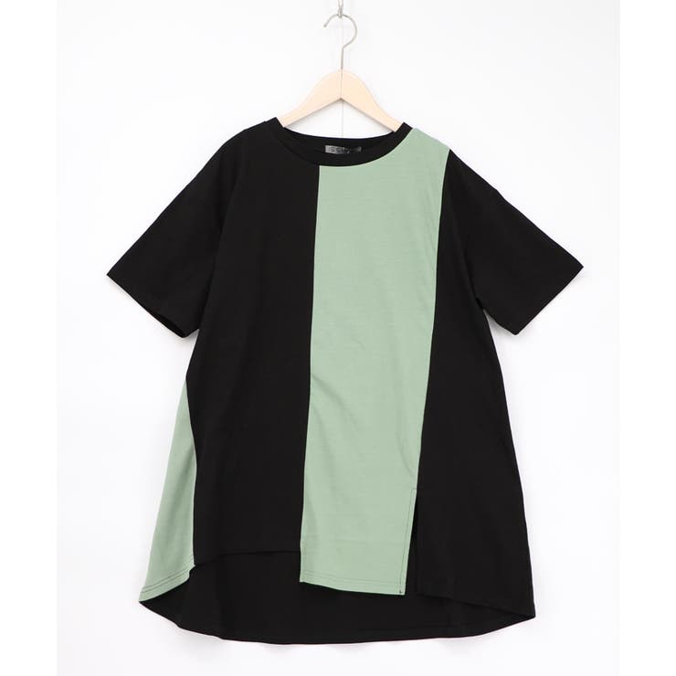 配色チュニック×マーブル柄ワンピセット | ScoLar | 詳細画像16 