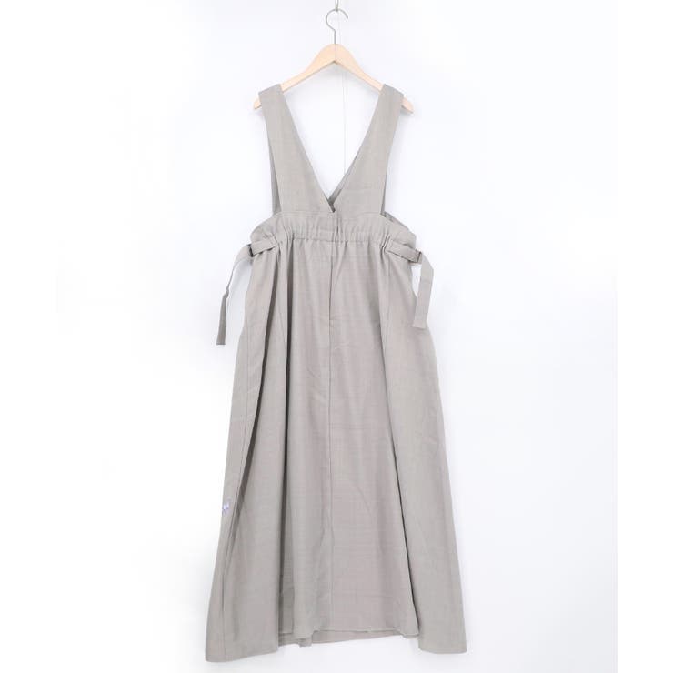 花蝶刺繍トレンチ風ジャンパースカート | ScoLar | 詳細画像12 