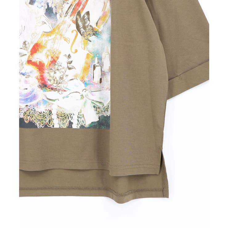 ネコと音楽のお茶会 箔プリント入りTシャツ | ScoLar | 詳細画像14 