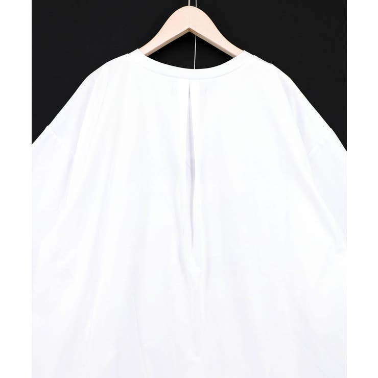 アートコラージュ柄 天竺×レースTシャツ | ScoLar | 詳細画像16 