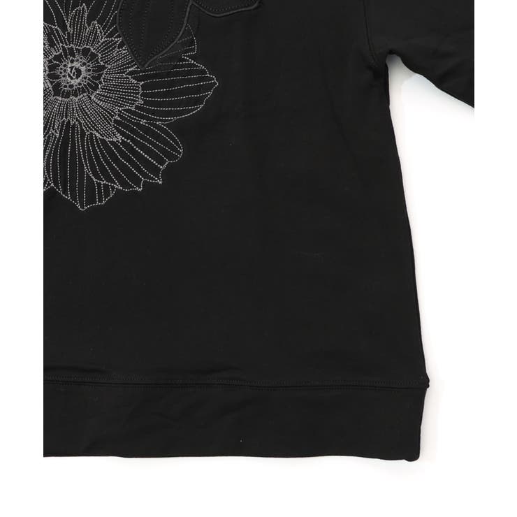 花刺繍アップリケプルオーバー[品番：SRSW0000264]｜ScoLar（スカラー 
