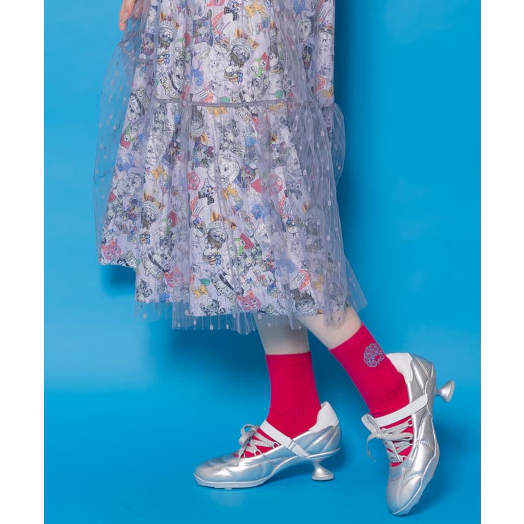 スカラー刺繍リブソックス | ScoLar | 詳細画像4 