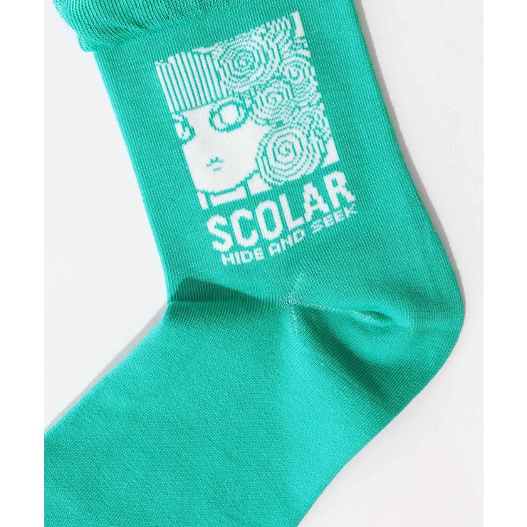 メロウフリルスカラー柄ソックス | ScoLar | 詳細画像15 