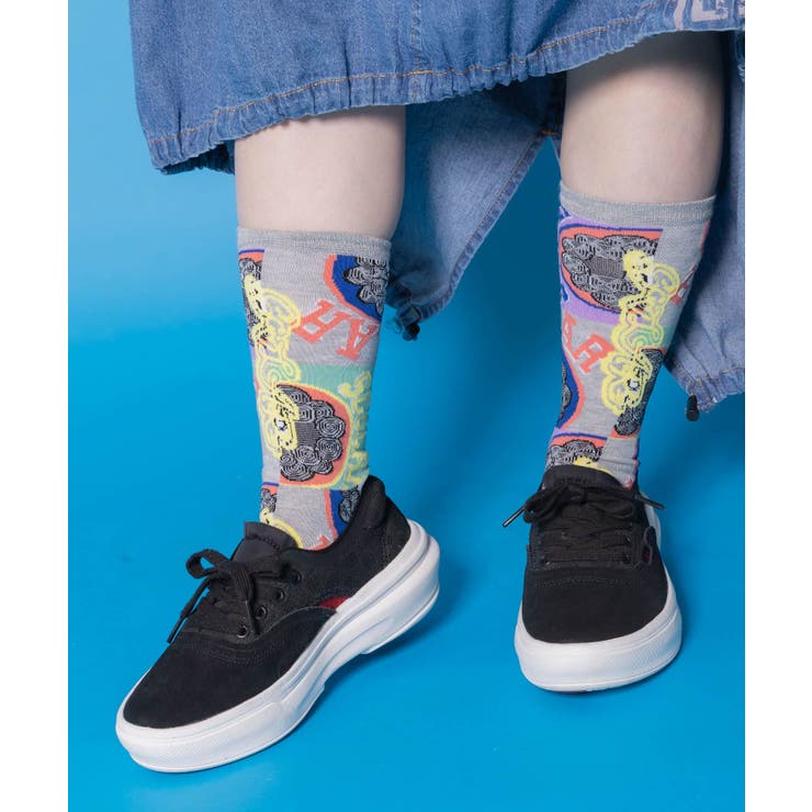 スカラーポップ柄ソックス | ScoLar | 詳細画像1 