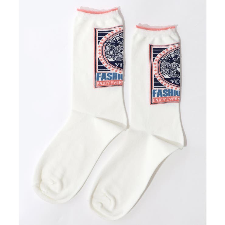 オフホワイト | スカラーロゴソックス | ScoLar