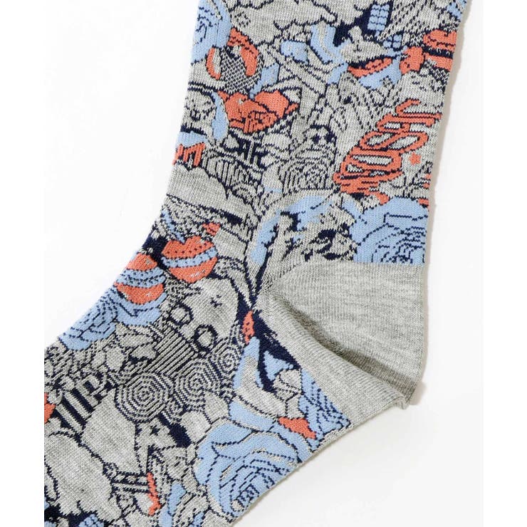 宇宙柄とスカラー柄ソックス | ScoLar | 詳細画像4 