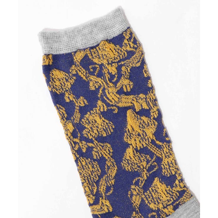 スカラーフロートきのこ柄ソックス | ScoLar | 詳細画像2 