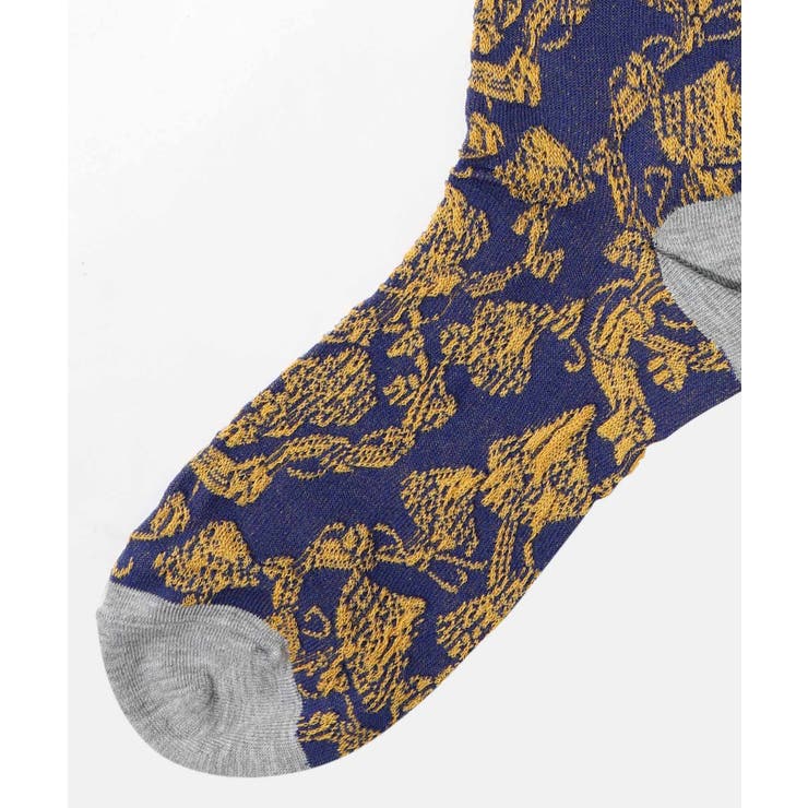 スカラーフロートきのこ柄ソックス | ScoLar | 詳細画像4 