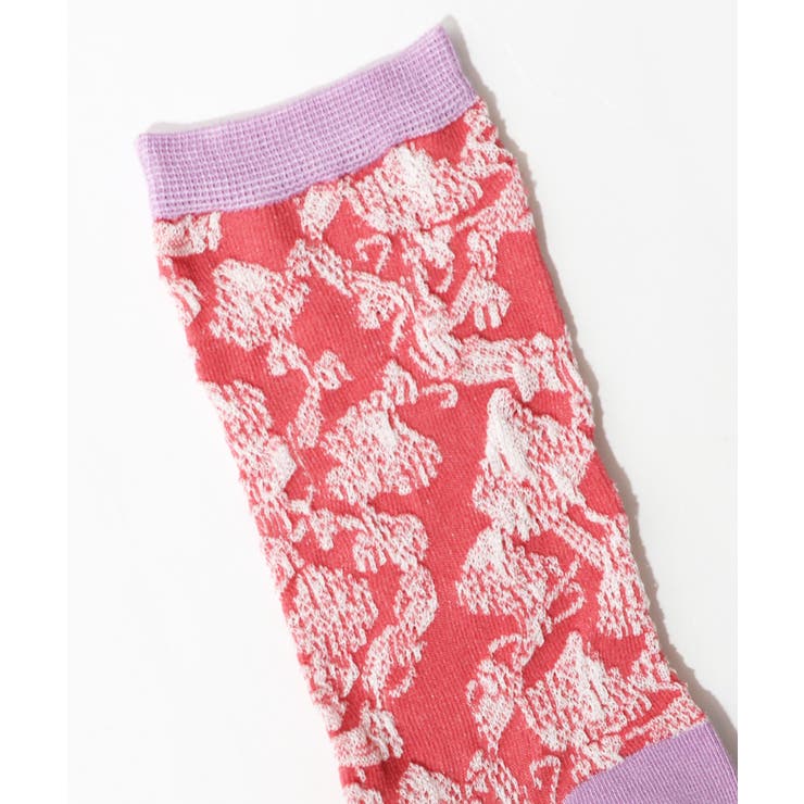 スカラーフロートきのこ柄ソックス | ScoLar | 詳細画像6 