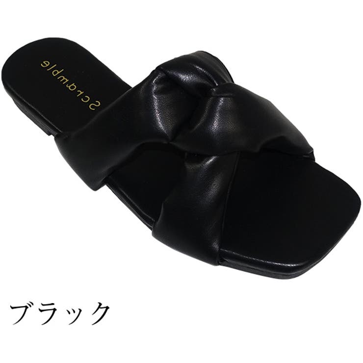 ツイストスクエアトゥミュールサンダル | Scramble | 詳細画像2 