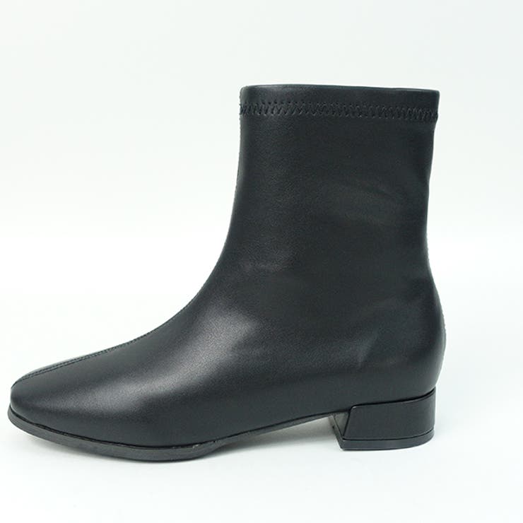 スクエアトゥストレッチショートブーツ | Scramble | 詳細画像3 