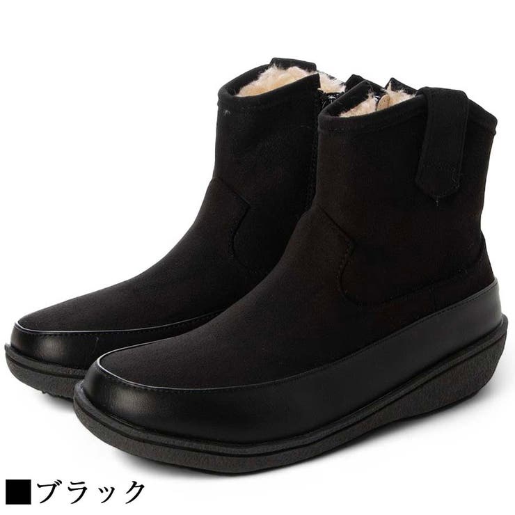 サイドジップデザインファーブーツ カジュアル | Scramble | 詳細画像2 