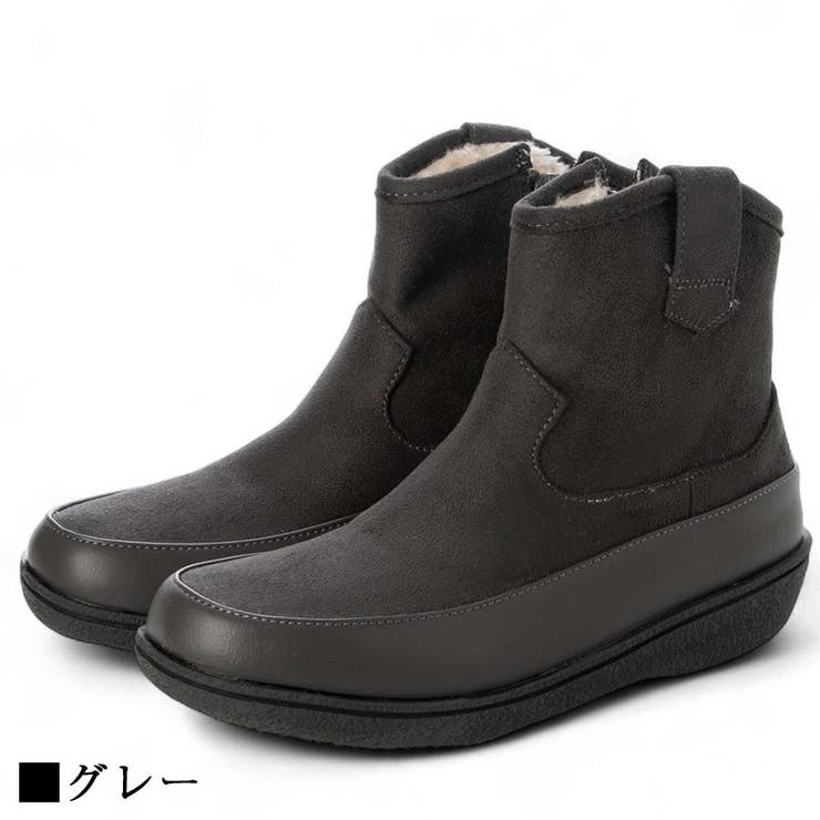 サイドジップデザインファーブーツ カジュアル | Scramble | 詳細画像3 