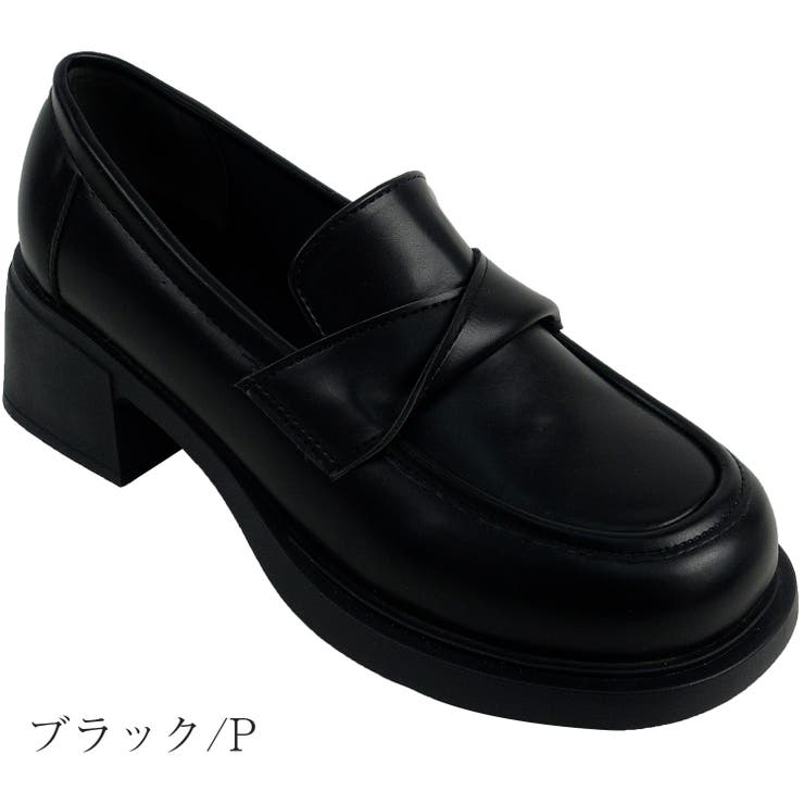 【2026春夏新作】ボリュームソール・クロスローファー | Scramble | 詳細画像2 