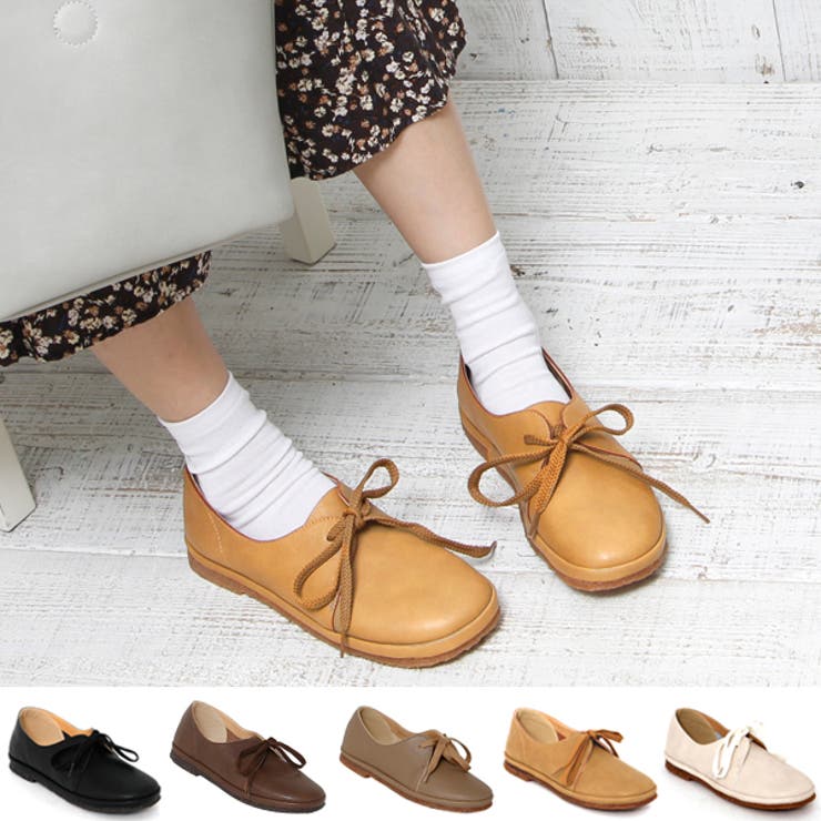 ナチュラル靴 ワンアイレット クレープソールシューズ 品番 Incs Scramble スクランブル のレディースファッション通販 Shoplist ショップリスト