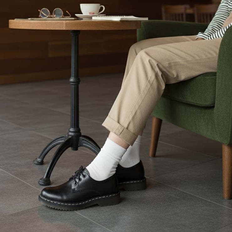 3ホールレースアップシューズ マニッシュ フラットシューズ[品番