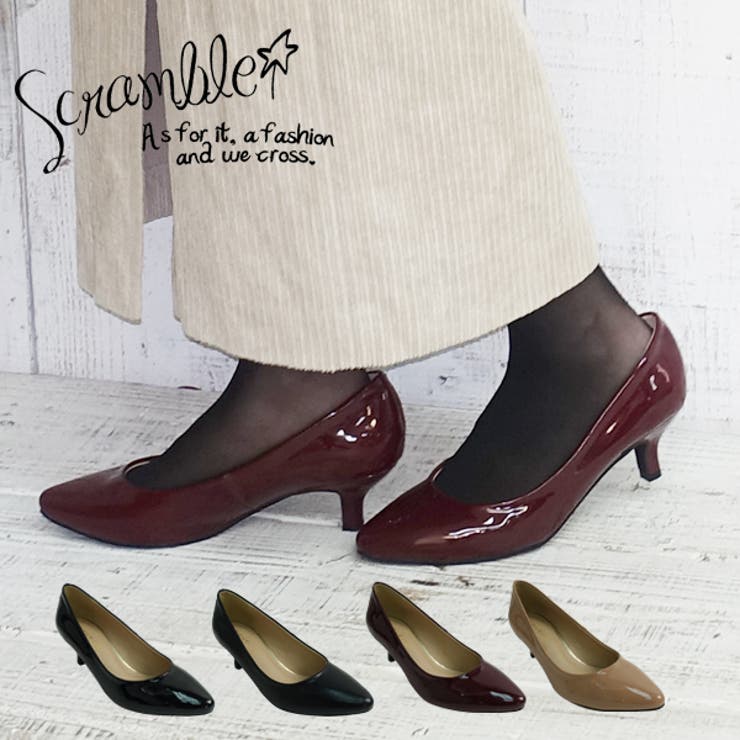 定番人気アーモンドトゥエナメルパンプス シンプル ミドルヒール 品番 Incs Scramble スクランブル のレディースファッション 通販 Shoplist ショップリスト