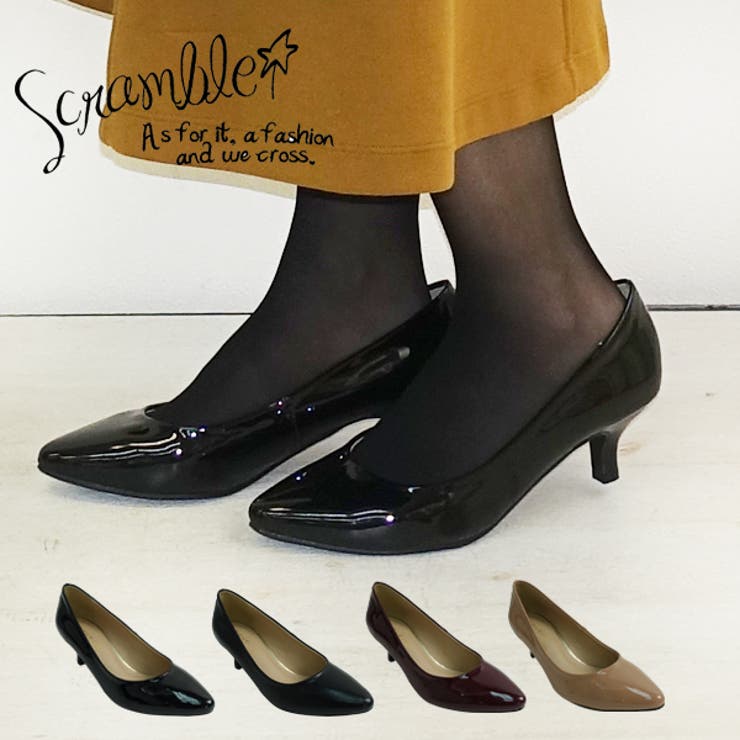 定番人気アーモンドトゥエナメルパンプス シンプル ミドルヒール 品番 Incs Scramble スクランブル のレディースファッション 通販 Shoplist ショップリスト