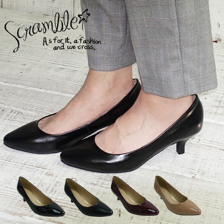 定番人気アーモンドトゥエナメルパンプス シンプル ミドルヒール 品番 Incs Scramble スクランブル のレディースファッション 通販 Shoplist ショップリスト