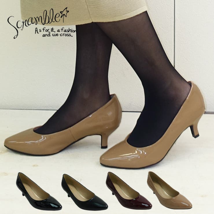 定番人気アーモンドトゥエナメルパンプス シンプル ミドルヒール 品番 Incs Scramble スクランブル のレディースファッション 通販 Shoplist ショップリスト