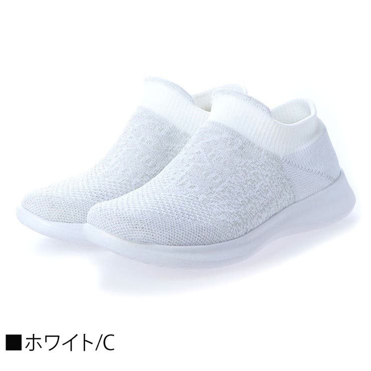 【日本限定モデル】 軽量ソックス風スニーカー スリッポン[品番：INCS0003058 22.5cm
