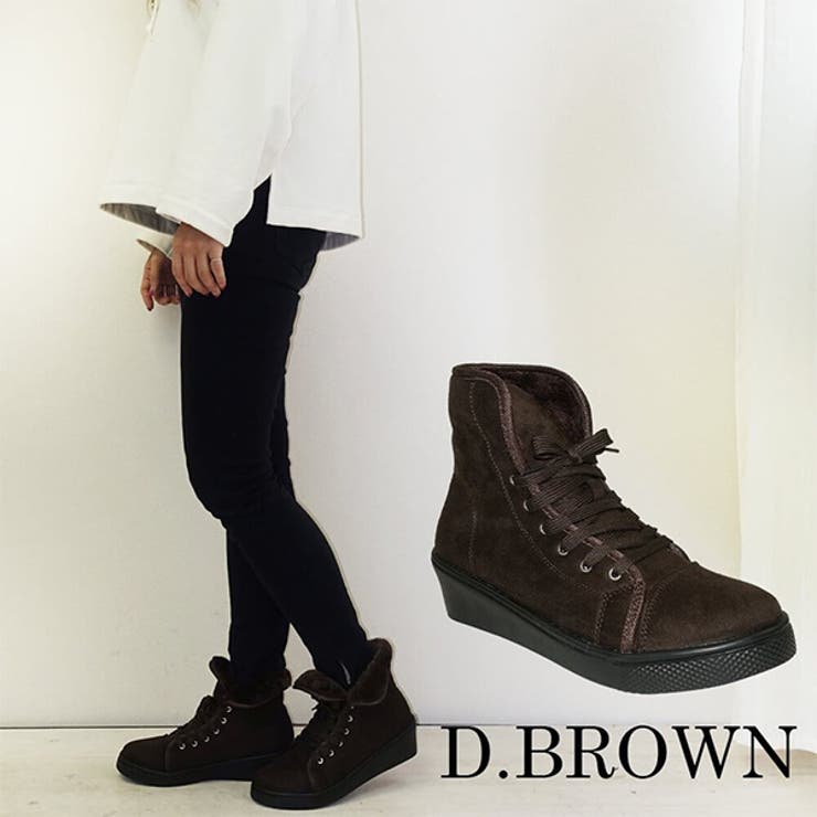 秋冬新作 軽量ウェッジソールハイカットボアスニーカー レースアップ 品番 Incs Scramble スクランブル のレディースファッション通販 Shoplist ショップリスト