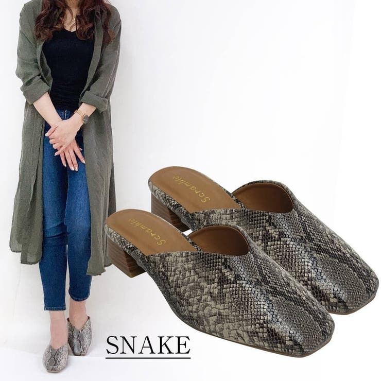 21春夏新作レディースシューズ トレンドスクエアトゥvカットミュール スリッパ 品番 Incs Scramble スクランブル のレディースファッション通販 Shoplist ショップリスト