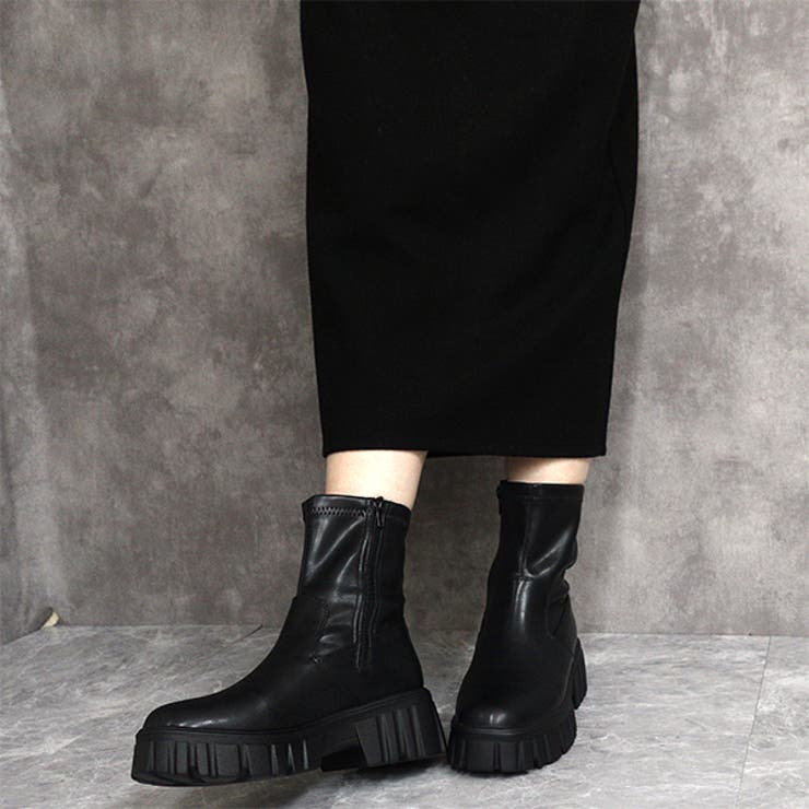 厚底ストレッチブーツ | Scramble | 詳細画像2 