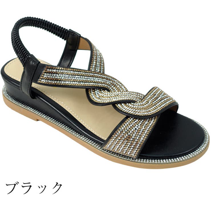 ローウェッジビジューサンダル | Scramble | 詳細画像2 