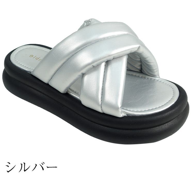 ボリュームパテッドクロスサンダル | Scramble | 詳細画像4 