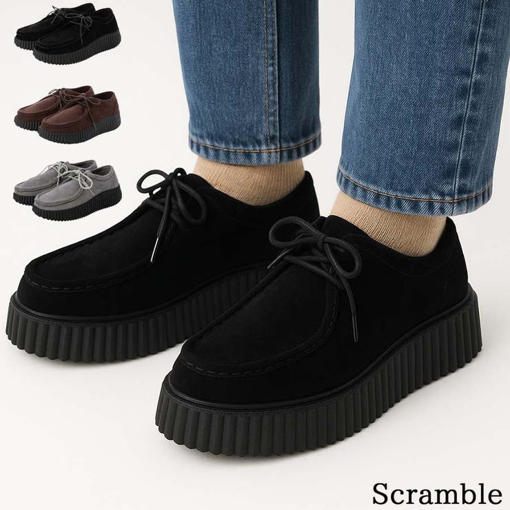 厚底プラットフォームモカシンシューズ | Scramble | 詳細画像2 