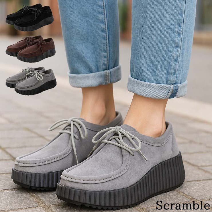 厚底プラットフォームモカシンシューズ | Scramble | 詳細画像1 