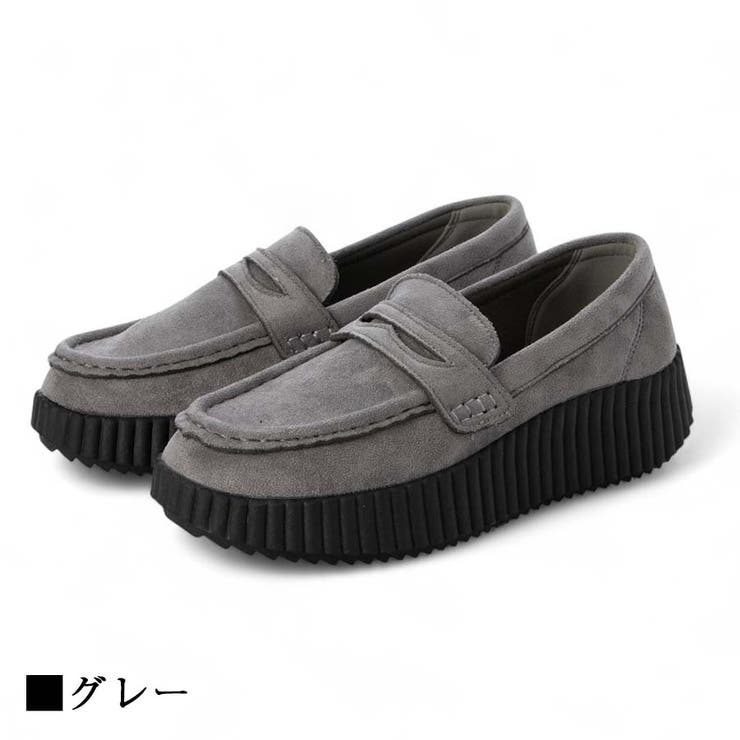 厚底ローファースエードシューズ | Scramble | 詳細画像5 