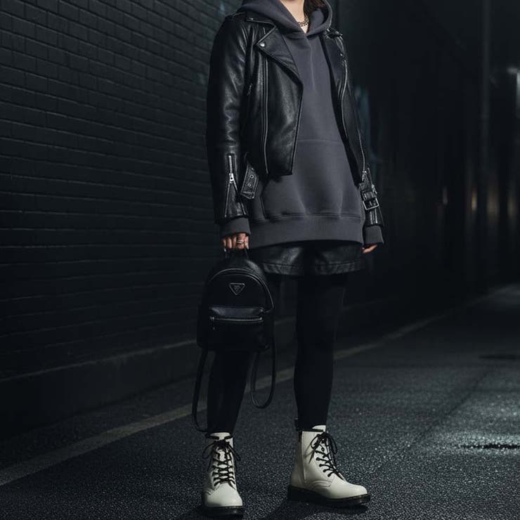 レースアップ ショートブーツ 新品未使用！表皮に黒い斑点あり | Scramble | 詳細画像4 