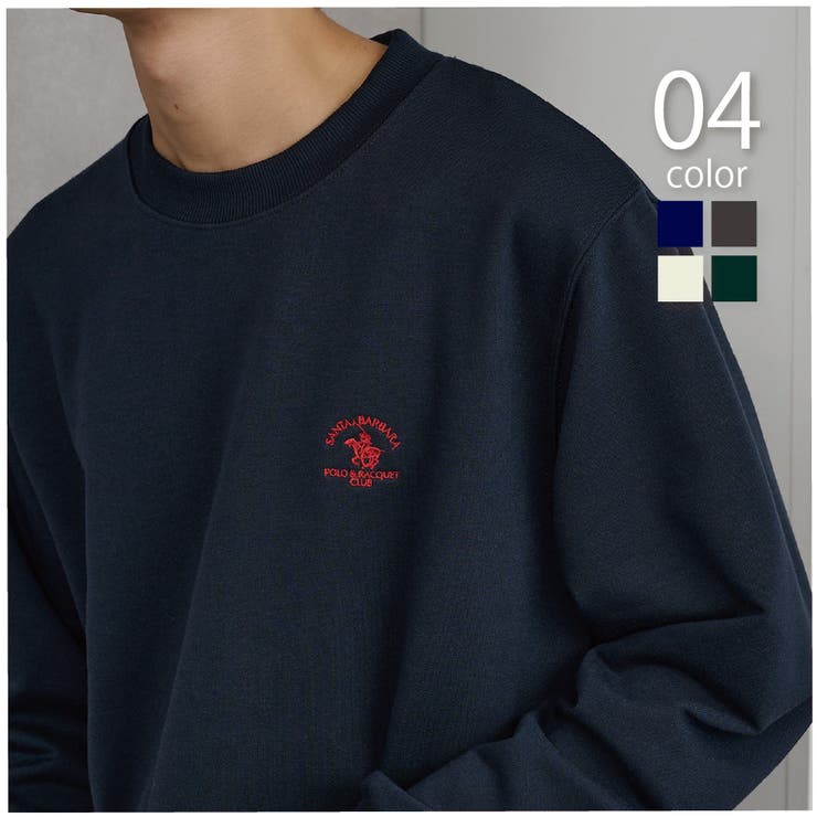 【SANTA BARBARA】T/C裏毛 ワッペントレーナー | SETUP7【MEN】 | 詳細画像1 