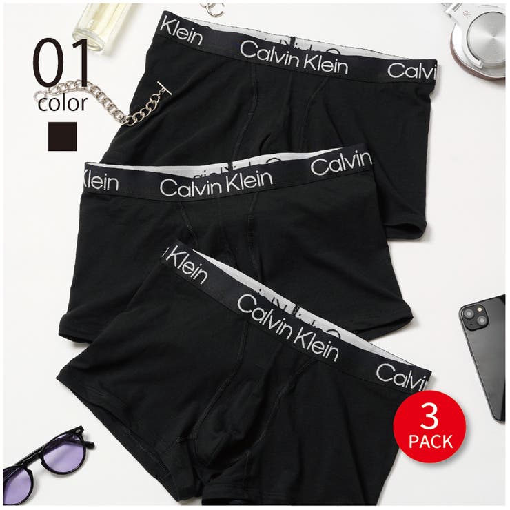 【Calvin Klein】3Pボクサーパンツ NB2970A | SETUP7【MEN】 | 詳細画像1 