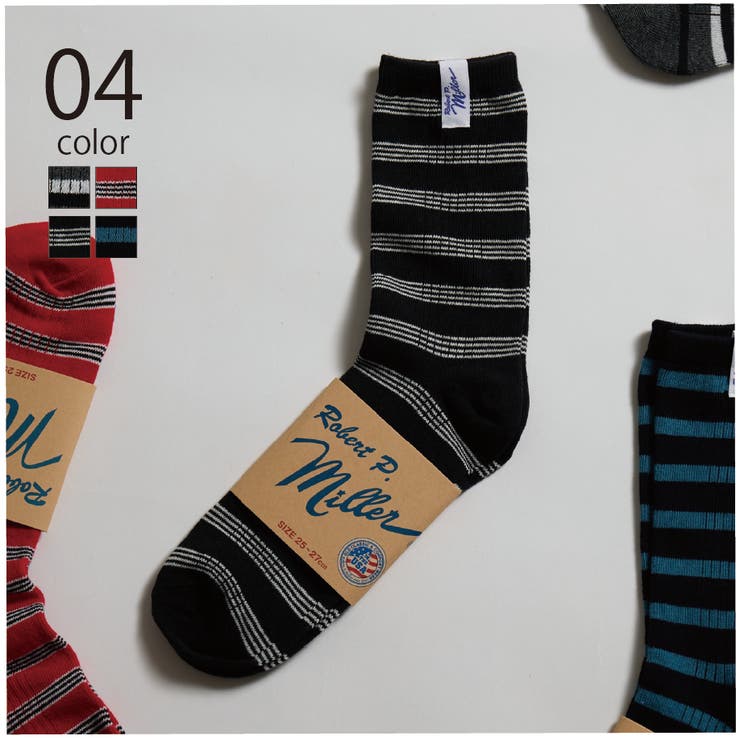 【Robert P Miller】1Pクルーソックス | SETUP7【MEN】 | 詳細画像1 