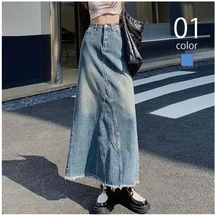 【SETUP7】デニムロングスカート SCCH483 | SETUP7【WOMEN】 | 詳細画像1 