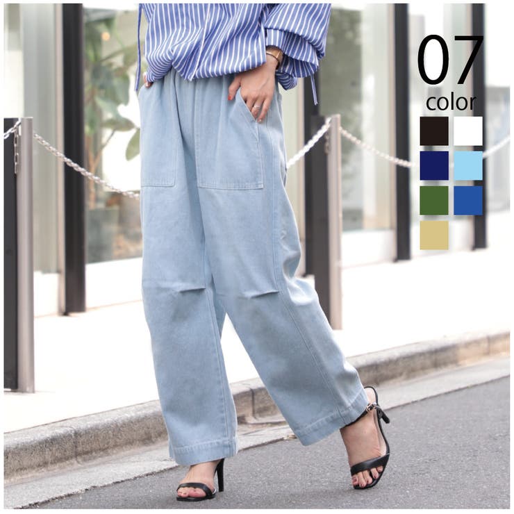 ベーシックオーバーサイズベイカーパンツ ミリタリーパンツ fast | SETUP7【WOMEN】 | 詳細画像1 