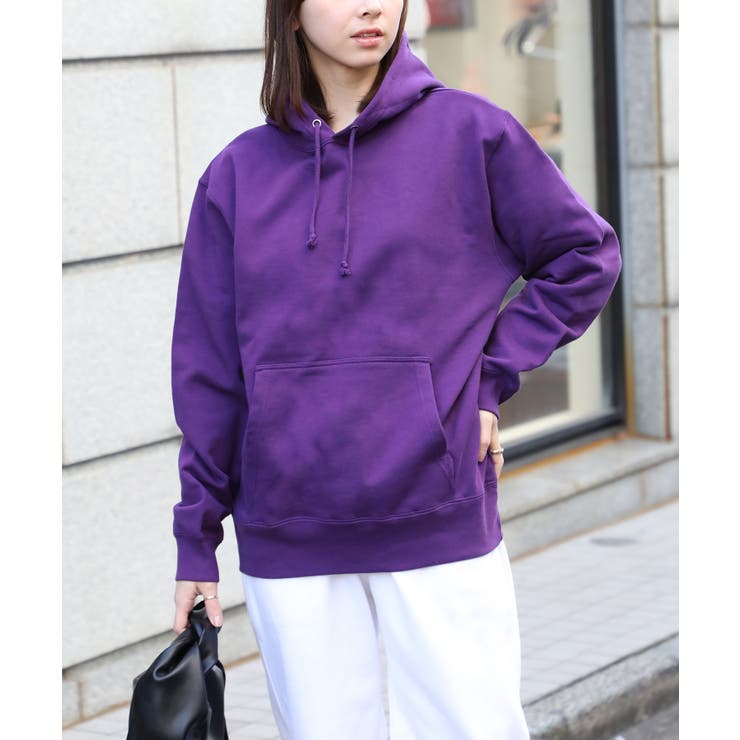 パープル | 【UNITED ATHLE】10オンス ヘビーウェイトフーデットパーカー | SETUP7【WOMEN】