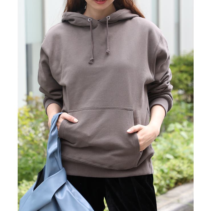 チャコールグレー | 【UNITED ATHLE】10オンス ヘビーウェイトフーデットパーカー | SETUP7【WOMEN】