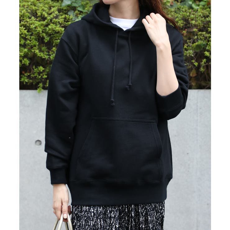 ブラック | 【UNITED ATHLE】10オンス ヘビーウェイトフーデットパーカー | SETUP7【WOMEN】