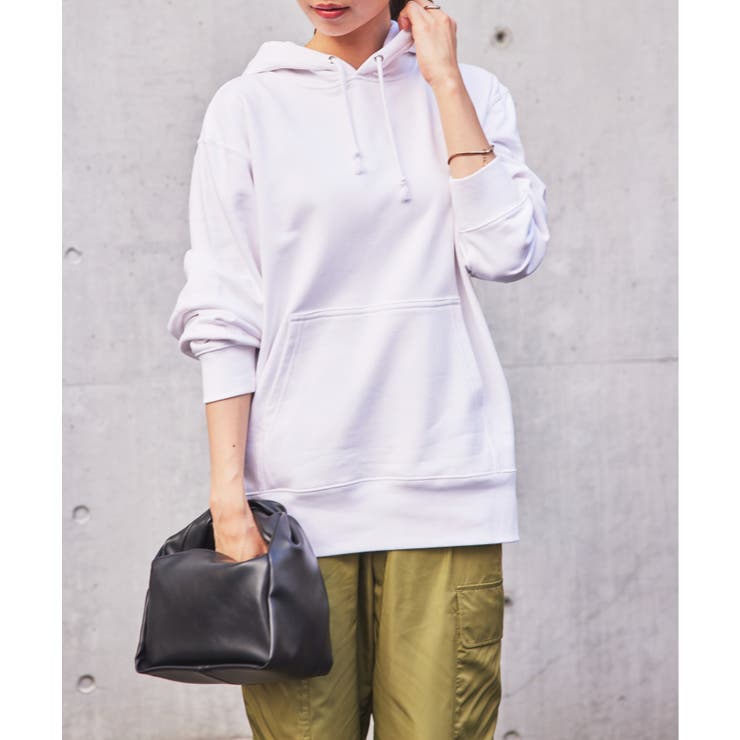 ホワイト | 【UNITED ATHLE】10オンス ヘビーウェイトフーデットパーカー | SETUP7【WOMEN】