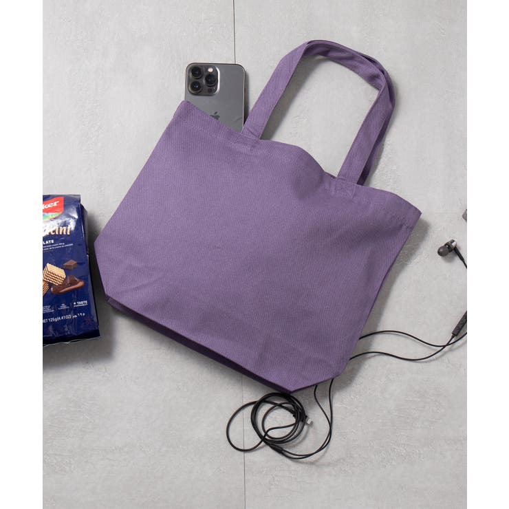 パープル | 推し活トートに！【UNITED ATHLE】ヘビーコットンキャンバストートバッグ… | SETUP7【WOMEN】