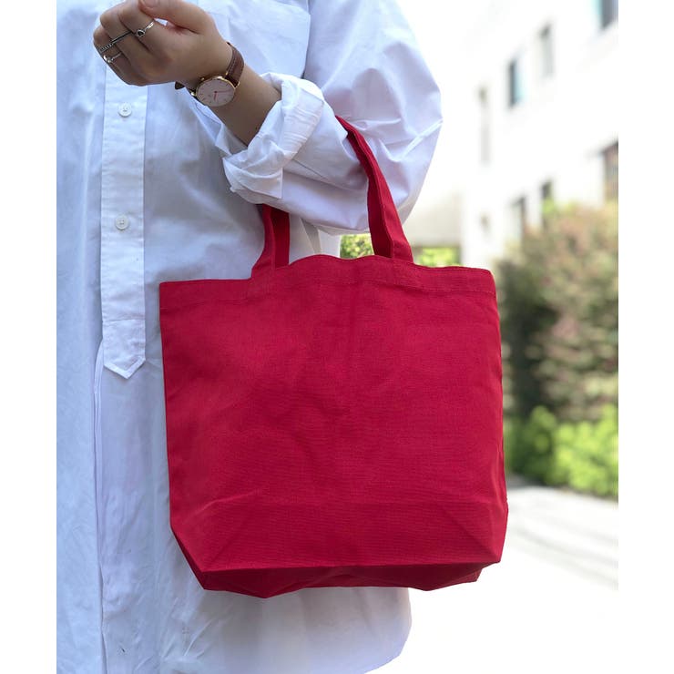 レッド | 推し活トートに！【UNITED ATHLE】ヘビーコットンキャンバストートバッグ… | SETUP7【WOMEN】