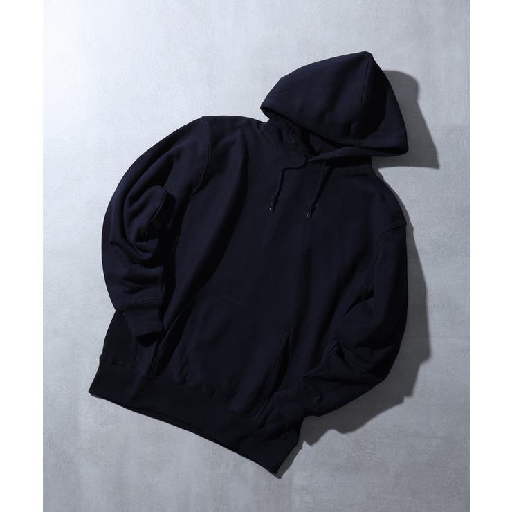 ネイビー | 12オンスヘビーウェイトスウェットプルオーバーパーカー 長袖フーディー 厚手 | SETUP7【MEN】