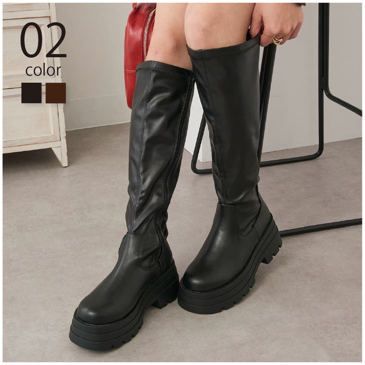 【MAGASIN DE MODE Chou Chou】厚底ロングブーツ LON | SETUP7【WOMEN】 | 詳細画像1 