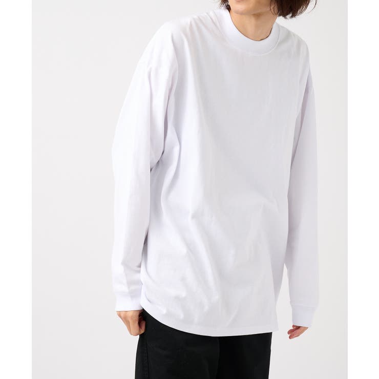 ホワイト | 5 6オンス ビッグシルエットロングスリーブTEE | SETUP7【WOMEN】